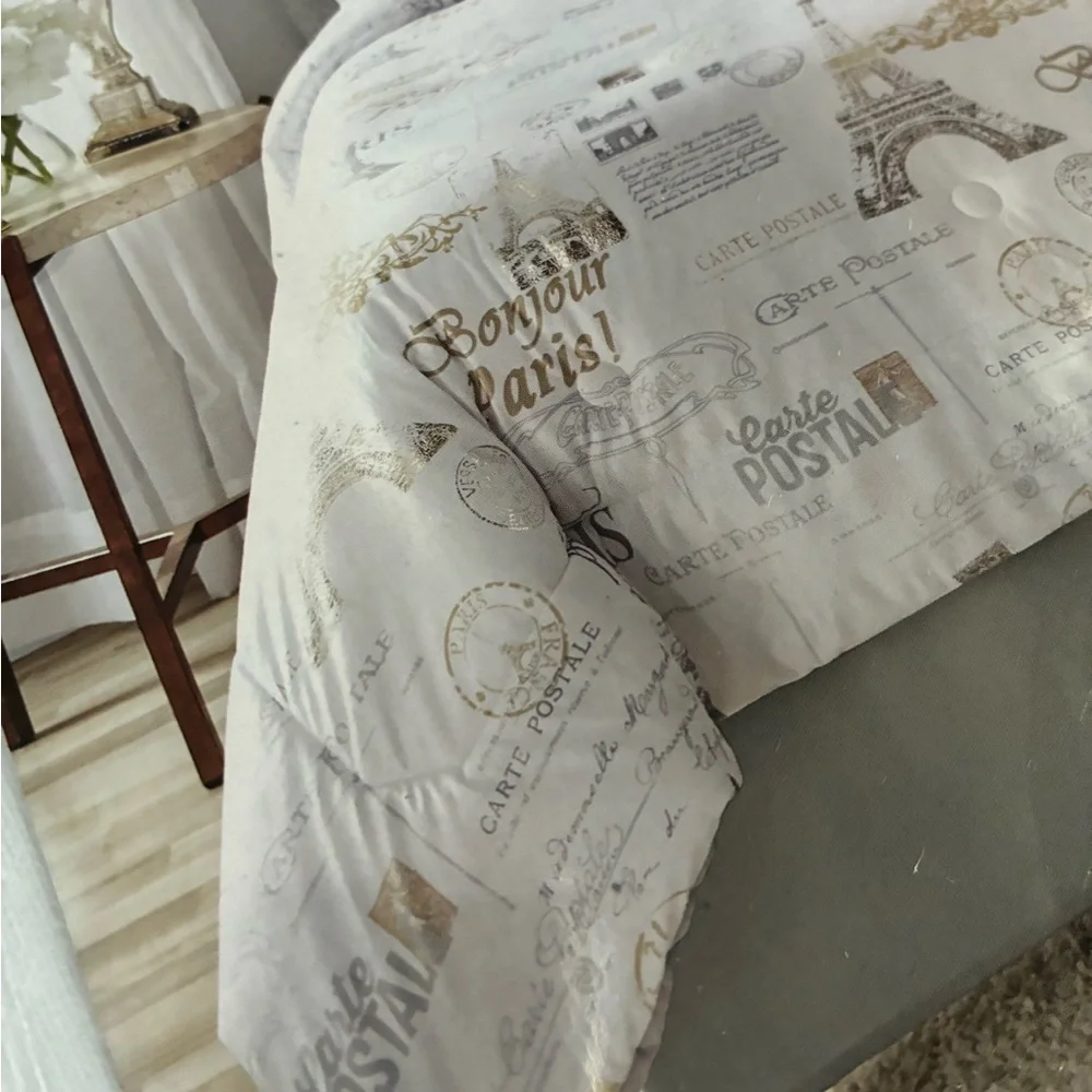 Paris comforter set